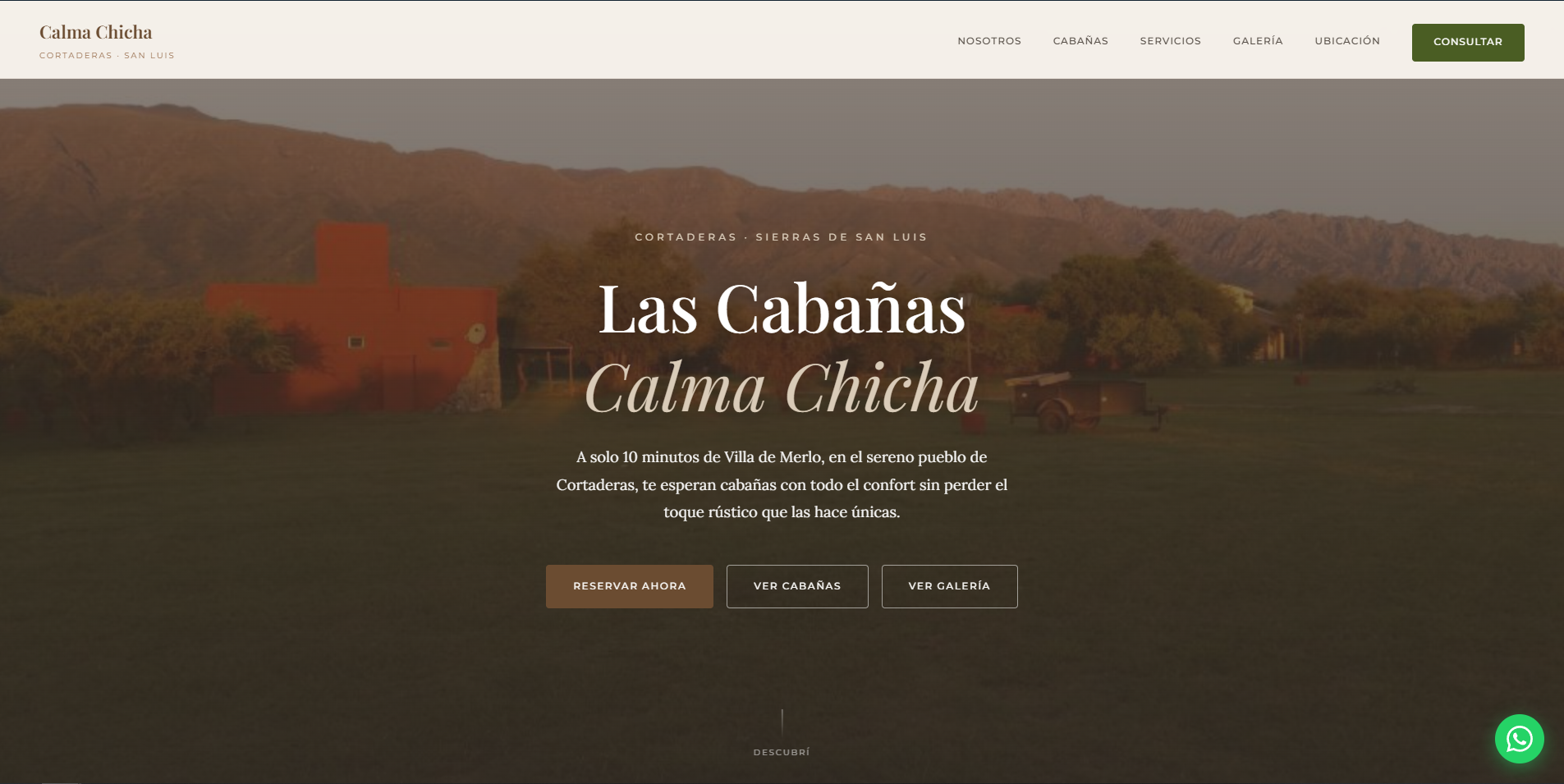 Cabañas Calma Chicha